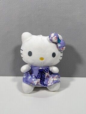 Hello Kitty Purple Polka dot Plushie